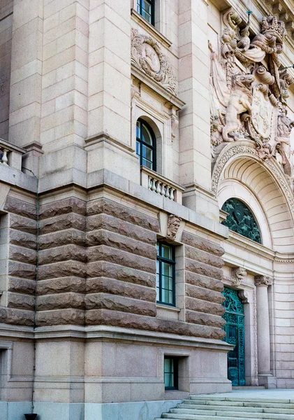 Edificio del Parlamento Estocolmo Suecia — Foto de Stock