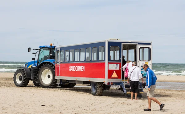 Sanduíches em Grenen, Skagen, Dinamarca, Europa — Fotografia de Stock