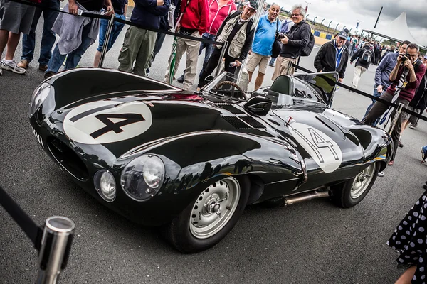 Jaguar D-Type vencedor de Le Mans 1955 — Fotografia de Stock