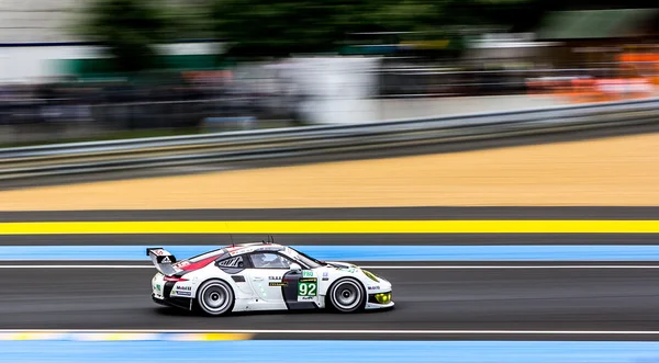 Le mans porsche in snelle beweging — Stockfoto