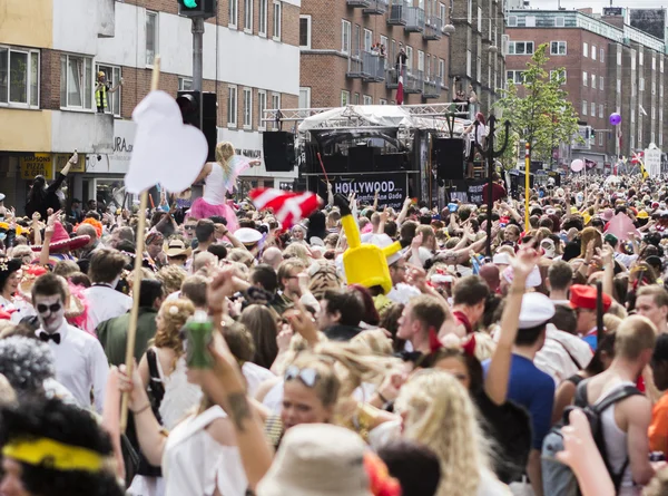 Karneval v aalborg, Dánsko, Evropa — Stock fotografie