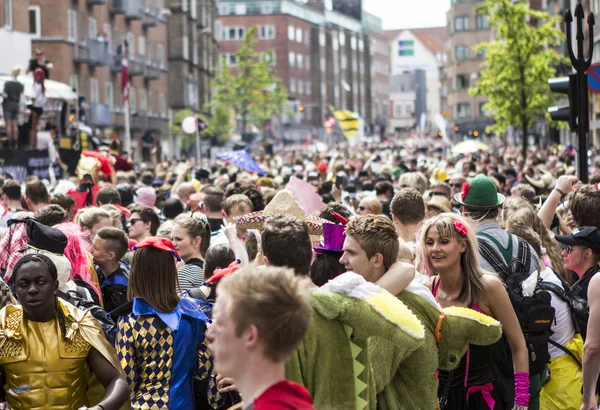 Karneval v aalborg, Dánsko, Evropa — Stock fotografie