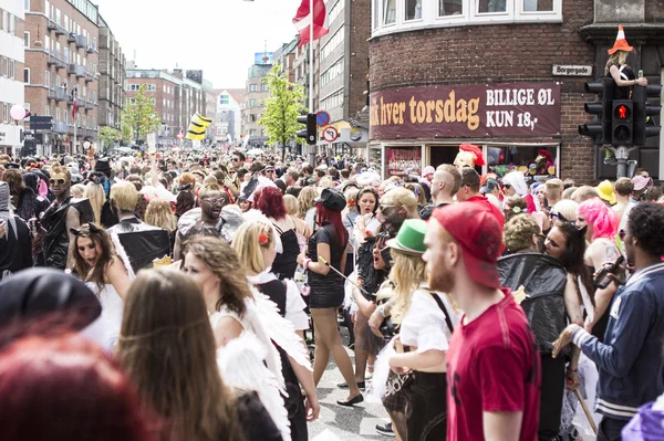 Karneval i aalborg, Danmark, Europa — Stockfoto