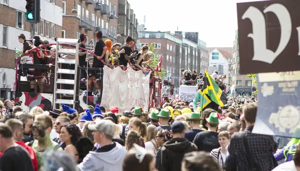 Karneval v aalborg, Dánsko, Evropa — Stock fotografie