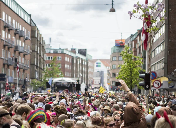 Karneval v aalborg, Dánsko, Evropa — Stock fotografie