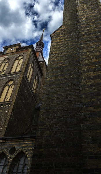 Chiesa di Santa Maria Attrazione di Rostock — Foto Stock