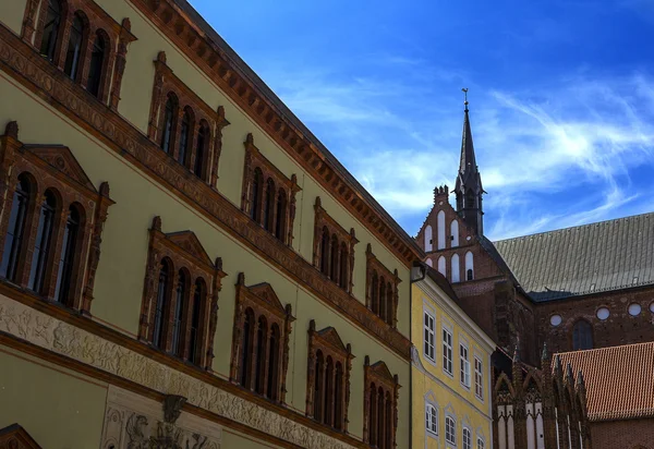 Saint nicholas church Wismar Germany — Stock Photo, Image