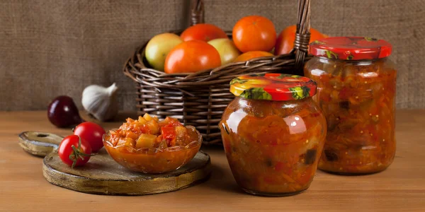 Vegetable marinade composition — Stock Photo, Image