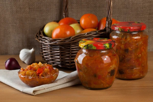 Vegetable marinade composition — Stock Photo, Image