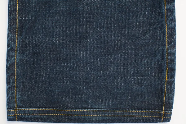 Джинсы джинсовые текстура и стежки — стоковое фото