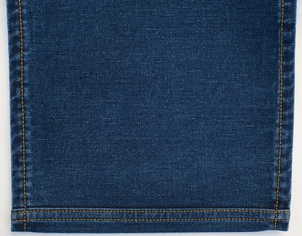 Jeans Denim Background with Stitches — Stock Photo, Image
