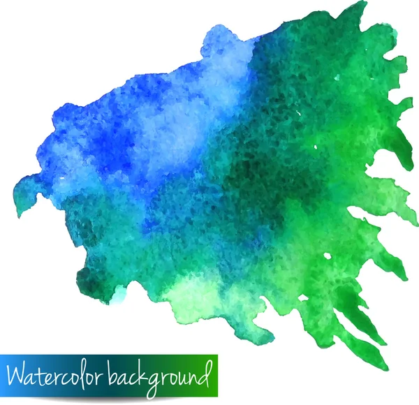 Abstrato mão desenhado fundo vetor aquarela — Vetor de Stock