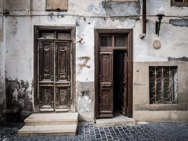 Bakü, Azerbaycan - 22 Kasım: icheri, Bakı, Azərbaycan, üzerinde 22 Kasım 2013 Şirvanşahlar Sarayı (eski şehir). Şirvanşahlar Sarayı icheri UNESCO tarafından dünya mirası 2000 yılından bu yana olduğunu.