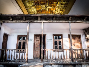 Stalin'in evi gori, georgia bölgesindeki stalin Müzesi önünde