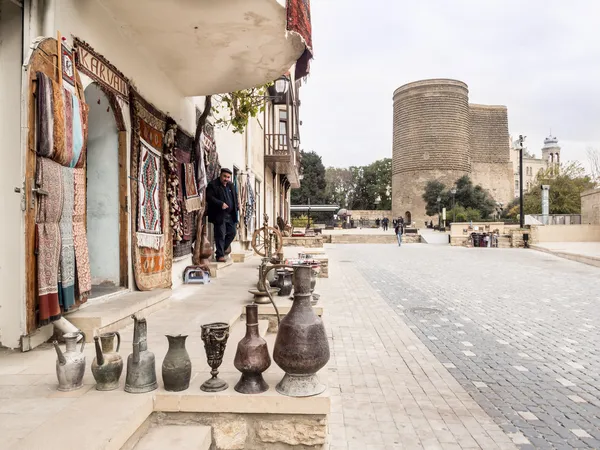 Icheri sheher régi város baku, Azerbajdzsán — Stock Fotó