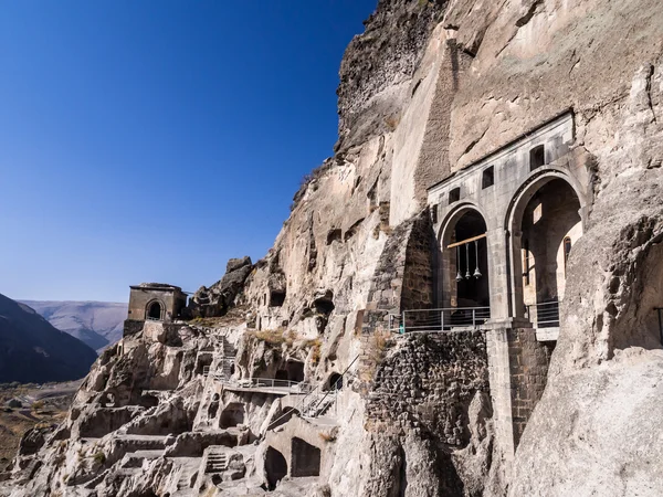 Vardzia cave city-manastır — Stok fotoğraf