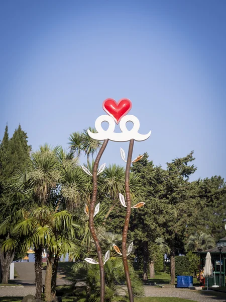 Signo del corazón, Batumi — Foto de Stock