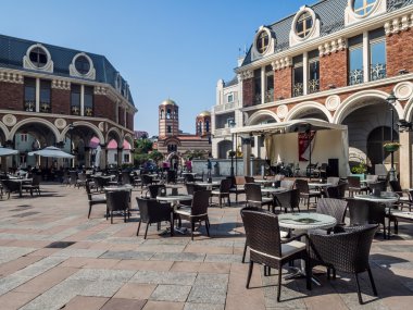 Batum, Gürcistan - 17 Temmuz: piazza, eski Batum şehir üzerinde 17 Temmuz 2013 yılında ünlü Meydanı. Piazza, kafeler ve restoranlar için bilinir.