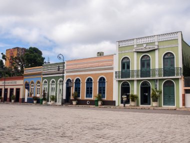Manaus, Brezilya - 8 Temmuz: eski kasaba Manaus 08 Temmuz 2012 tarihinde amazon ormanları içinde ana kare. Manaus sömürge mimarisi için bilinen