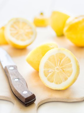 taze limon kesme tahtası