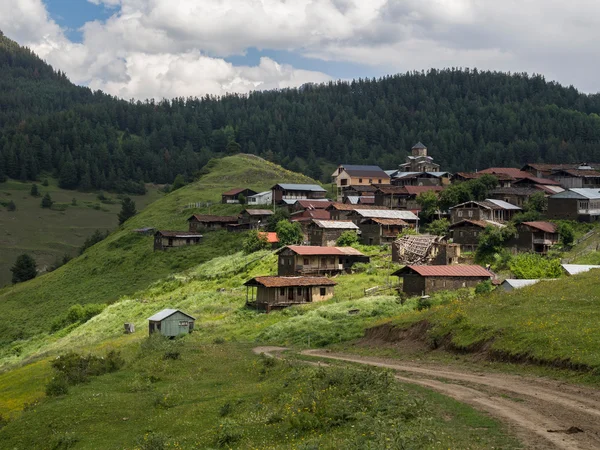 Shenako villaggio in Georgia — Foto Stock