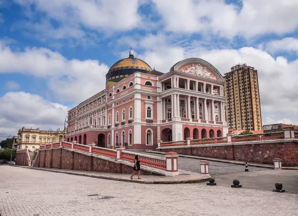 Amazonka teatru w manaus — Zdjęcie stockowe