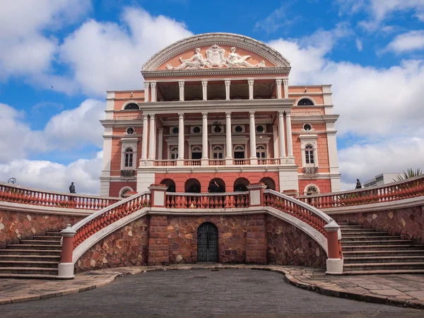 Amazonka teatru w manaus — Zdjęcie stockowe