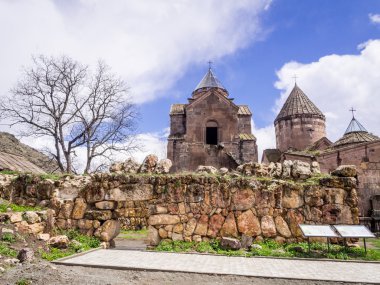 Tanrım, Ermenistan - Nisan 13: 13 Nisan 2013 tarihinde goshavank Manastırı. goshavank kompleksi inşa edildi 12-13. yüzyılda popüler bir turizm yapar iyi durumda kalmıştır