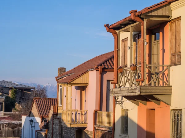 Street in the old town of Sighnaghi — Stock Photo, Image