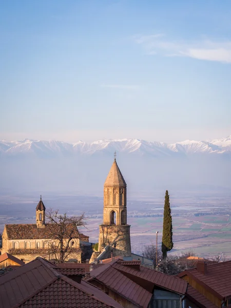 Sighnaghi, a capital da região vinícola Kakheti — Fotografia de Stock