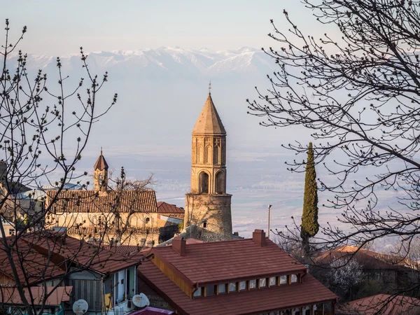 Sighnaghi, a főváros a borvidék kakheti — Stock Fotó