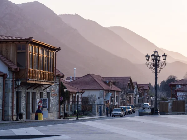 MTSKHETA, GEORGIA - 24 MARZO: Il centro di Mtskheta il 24 marzo 2014. Mtskheta è la capitale storica della Georgia situata a 20 km da Tbilisi — Foto Stock