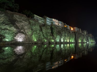lluminated banka mtkvari nehrin tbilsi