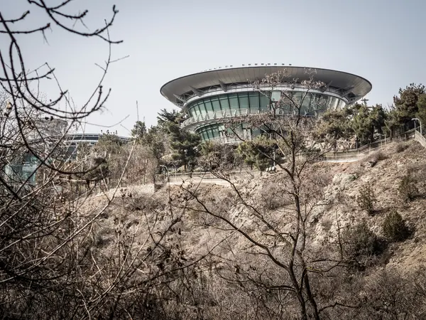 Building in the mountains, Georgia — Stock Photo, Image