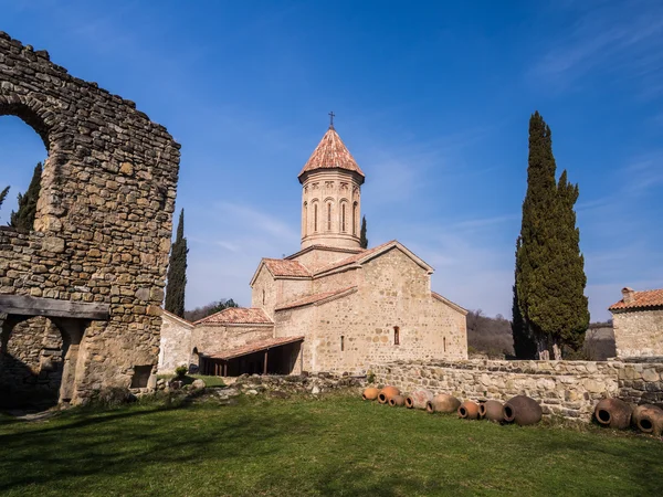 Kathedraal van Ikalto in de regio Kakheti, Georgië — Stockfoto