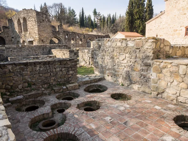 Ruines de l'Académie d'Ikalto à côté du monastère d'Ikalto — Photo