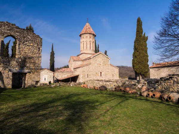 Kathedraal van Ikalto in de regio Kakheti, Georgië — Stockfoto