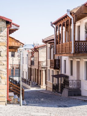 Tiflis eski şehrin caddeleri