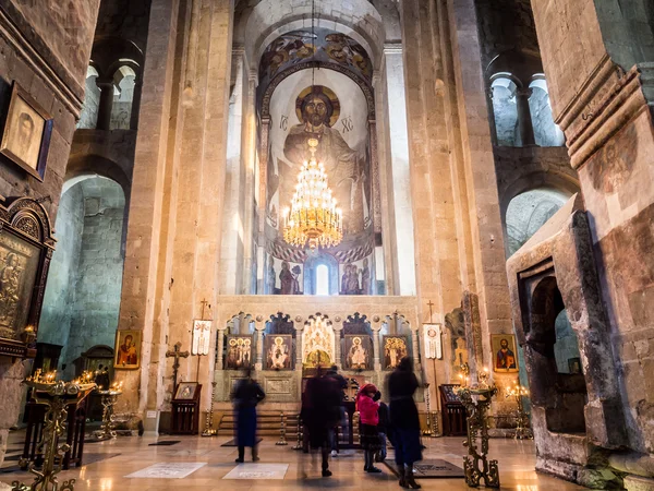 Svetitskhoveli собор в Мцхета — стокове фото