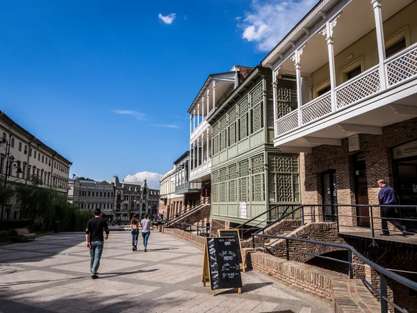 TBILISI, GEORGIA - 10 GIUGNO 2014: Pushkin street — Foto Stock