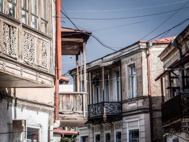 sokak eski kasaba Tiflis