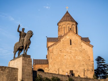 Hatice gorgasali Kral metekhi Kilisesi ve heykeli
