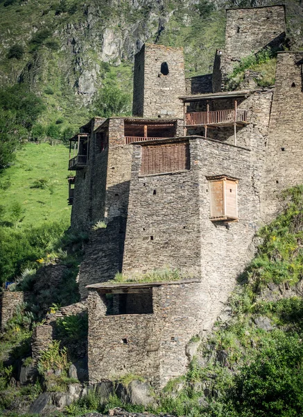 Pueblo de Shatili en el Alto Khevsureti — Foto de Stock
