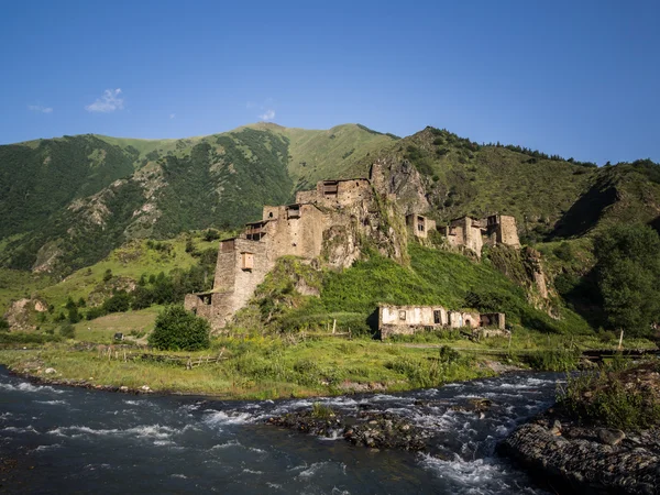 Shatili village in Upper Khevsureti