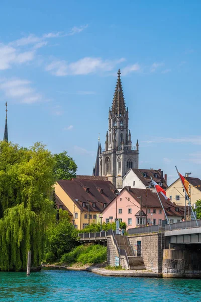 Münster Konstanz Schönen Bodensee Sommer — Stockfoto