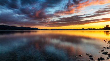 Yazın Constance Gölü 'nün batışı