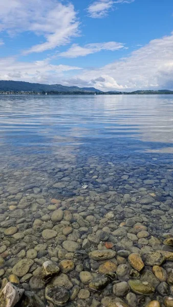 Lake Shore Untersee Bodensee Stones Water — Stok Foto