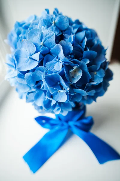Bouquet da sposa blu — Foto Stock