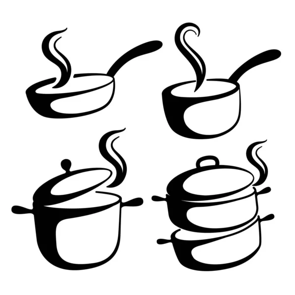 Boiler symbol black silhouette, vector
