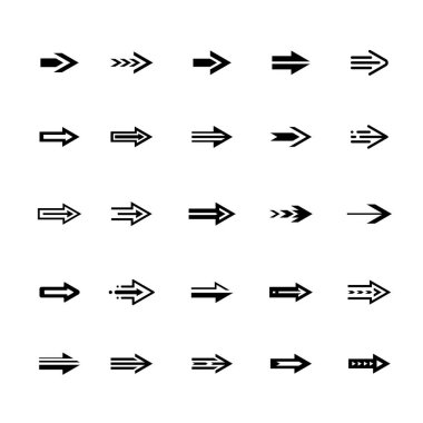 Siyah ok simgelerini ayarla